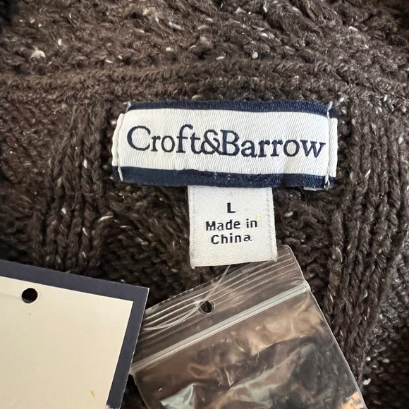 CROFT & BARROW Side Open Sweater NWT (Size Large) - Picture 9 of 16